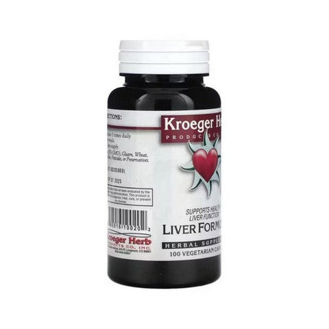 Kroeger Herb, LIVER FORMULA, 100 Caps Kroeger Herb
