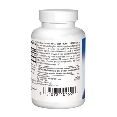 Planetary Herbals, Full Spectrum Jiaogulan, 60 Tabs