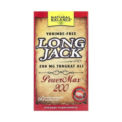 Natural Balance (Formerly known as Trimedica), Long Jack, Powermax, 60 Caps