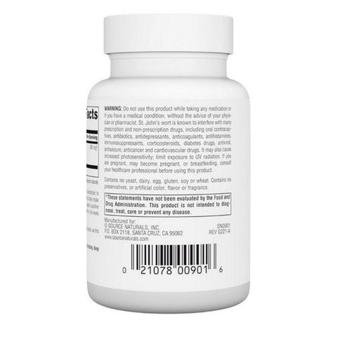 Source Naturals, St. John's Wort, 300 MG, 120 Caps Source Naturals