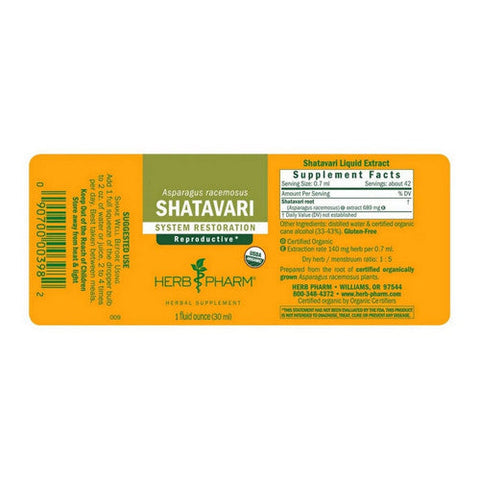 Herb Pharm, Shatavari, 1 Oz Herb Pharm