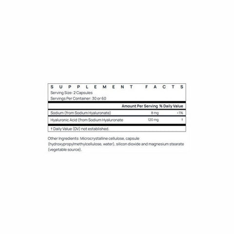 Jarrow Formulas, Hyaluronic Acid, 60 Mg, 120 Capsules