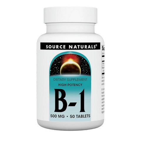 Source Naturals, B-1, 500 mg, 50 Tabs