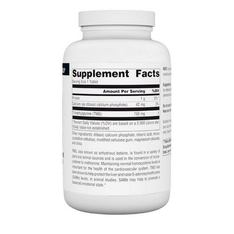 Source Naturals, TMG, 750 mg, 240 Tabs Source Naturals