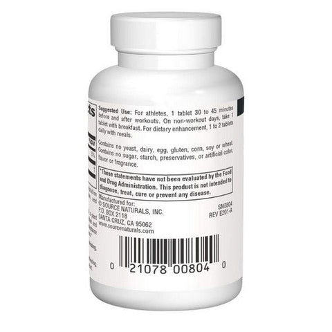 Source Naturals, Athletic Series Trans-Ferulic Acid, 250 MG, 30 Tabs Source Naturals