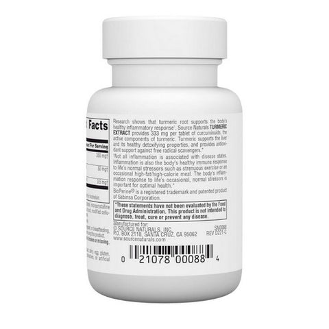 Source Naturals, Turmeric Extract, 50 Tabs