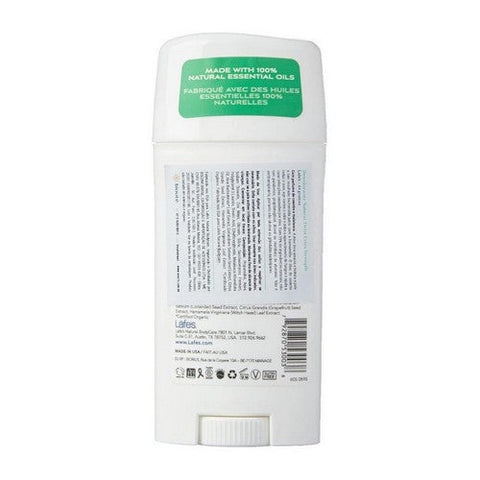 Lafes Natural Body Care, Extra Strength Deodorant Stick Coriander Plus Tea Tree, 2.5 Oz Lafes Natural Body Care