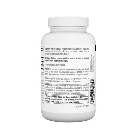 Source Naturals, L-Tryptophan, 500 MG, 120 Caps Source Naturals