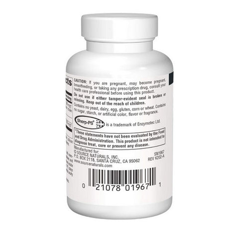 Source Naturals, Phosphatidyl Serine, 500 mg, Matrix Softgel 30 Sg