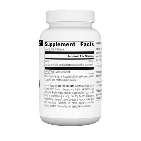 Source Naturals, Triple Boron, 3 mg, 200 Caps Source Naturals