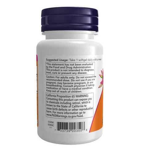 Now Foods, Vitamin A & D, 400 IU, 100 Softgels Now Foods