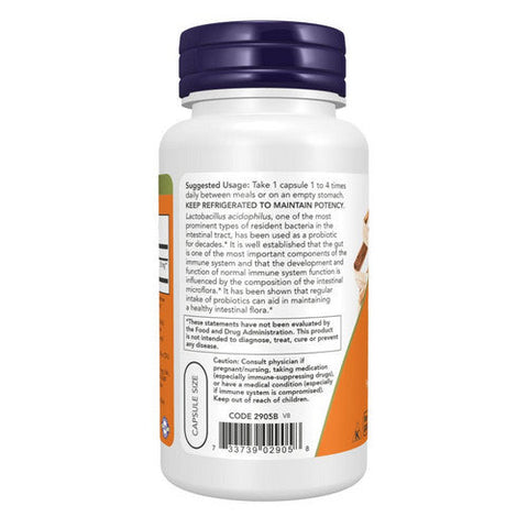 Now Foods, Acidophilus, 2 Billion CFU, 100 Veg Caps Now Foods