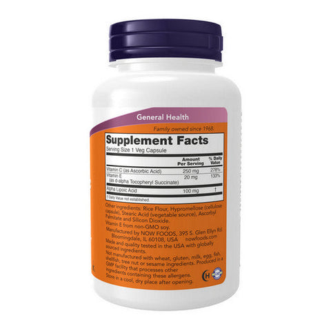Now Foods, Alpha Lipoic Acid, 100 Mg, 120 Veg Caps Now Foods