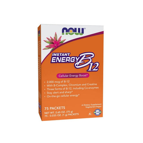 Now Foods, Instant Energy B-12, 2000 mcg, 75/box
