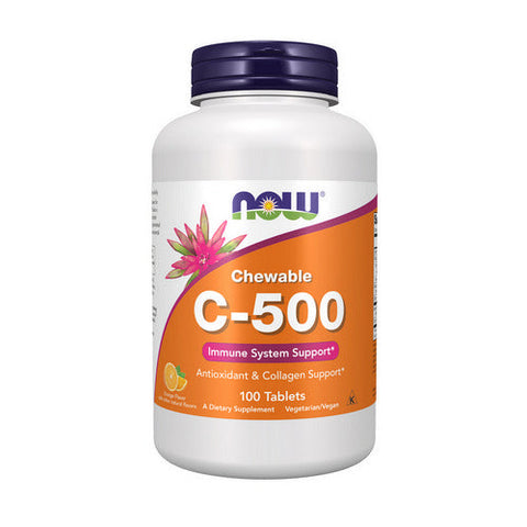 Now Foods, Vitamin C-500 Chewable Orange, 100 Tabs Now Foods