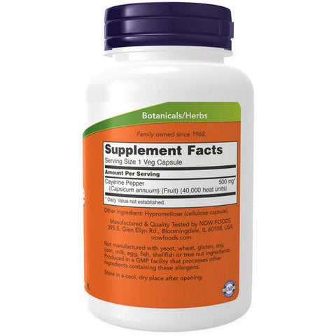 Now Foods, Cayenne, 500 mg, 250 Caps Now Foods