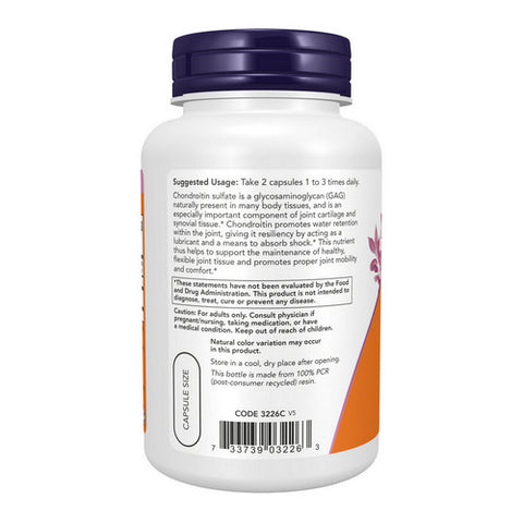 Now Foods, Chondroitin Sulfate, 600 mg, 120 Caps