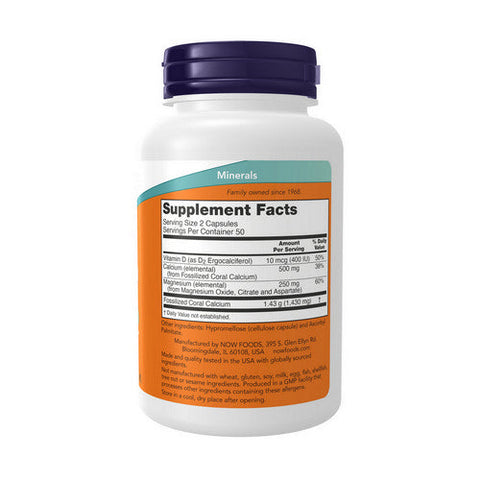 Now Foods, Coral Calcium Plus, 100 Vcaps Now Foods
