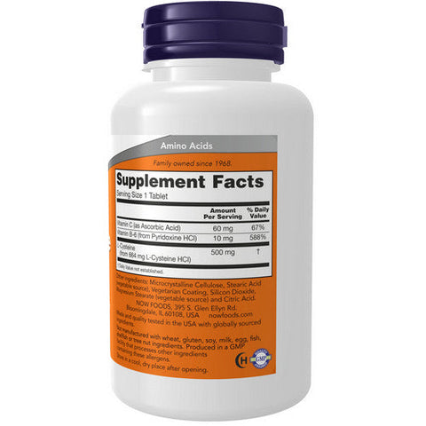 Now Foods, L-Cysteine, 500 mg, 100 Tabs Now Foods
