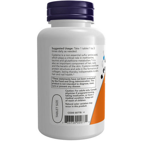 Now Foods, L-Cysteine, 500 mg, 100 Tabs Now Foods