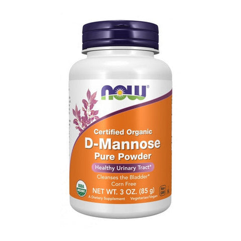 Now Foods, D-Mannose Organic Pure Powder, 1000 mg, 3 Oz Now Foods