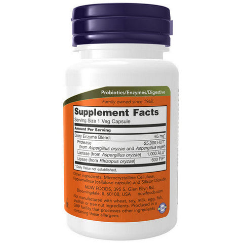 Now Foods, Dairy Digest Complete, 90 Veg Caps Now Foods
