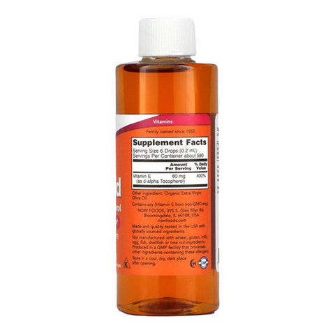 Now Foods, Vitamin E Liquid, 54600 IU DA, 4 OZ Now Foods