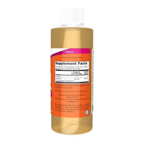 Now Foods, Vitamin E-Oil, 58 Mg, 4 Oz Now Foods