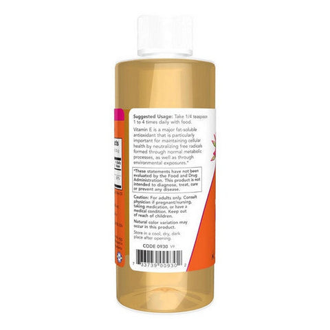 Now Foods, Vitamin E-Oil, 58 Mg, 4 Oz Now Foods