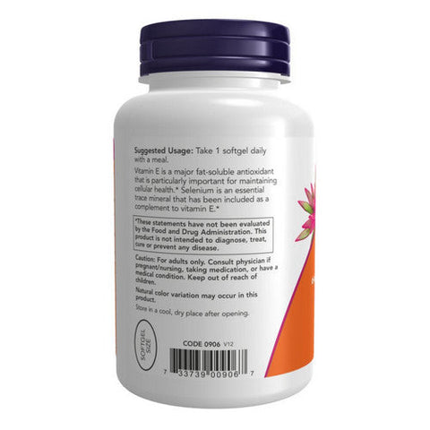 Now Foods, Vitamin E-400, 268 Mg, 100 Softgels Now Foods