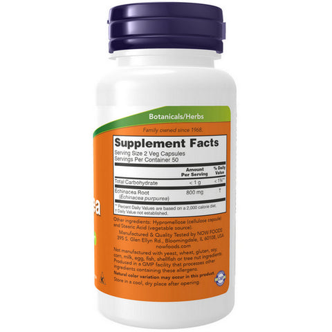Now Foods, Echinacea, 400 mg, 100 Caps
