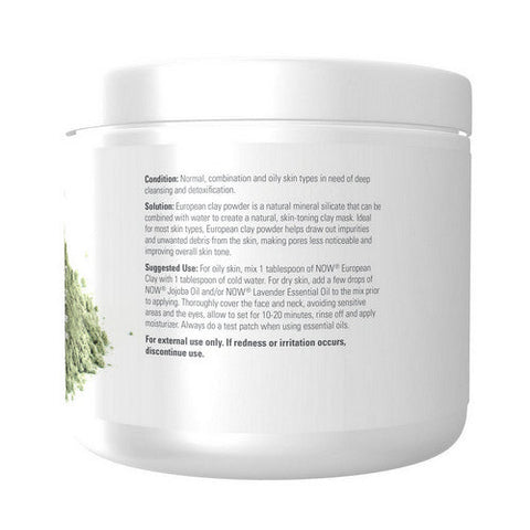 Now Foods, Europian Clay Powder, 6 Oz Now Foods