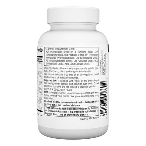 Source Naturals, Essential Enzymes, 500 mg, 120 Caps
