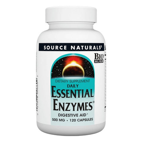 Source Naturals, Essential Enzymes, 500 mg, 120 Caps