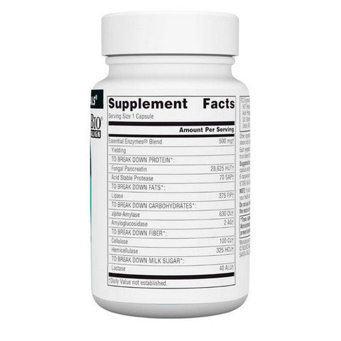 Source Naturals, Essential Enzymes, 500 mg, Vegetarian 60 VCaps Source Naturals