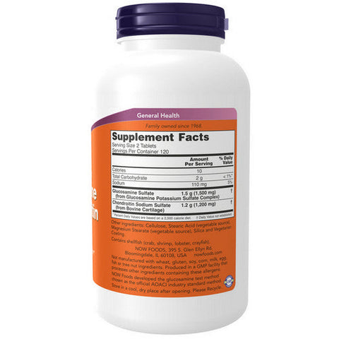 Now Foods, Glucosamine & Chondroitin, 240 Tabs Now Foods