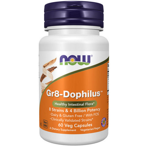 Now Foods, Gr8-Dophilus, ENTERIC COATED, 60 Veg Caps