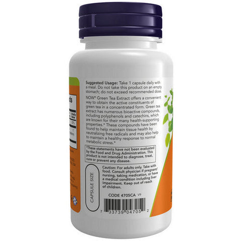 Now Foods, Green Tea Extract, 400 mg, 100 Caps Now Foods