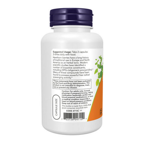 Now Foods, Hawthorn Berry, 540 mg, 100 Caps