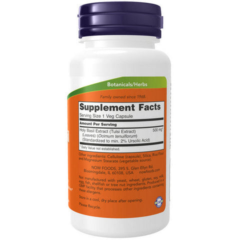 Now Foods, Holy Basil Extract, 500 Mg, 4 Oz Now Foods