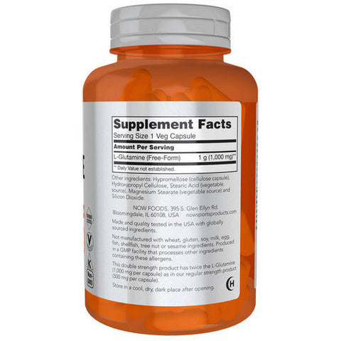 Now Foods, L-Glutamine, 1000 mg, 120 Caps Now Foods