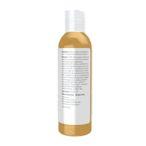 Now Foods, Liquid Lanolin Pure, 4 Oz Now Foods
