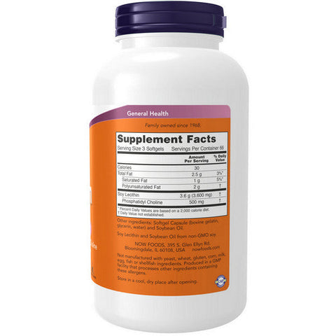 Now Foods, Lecithin, 1200 mg, 200 Sgels Now Foods