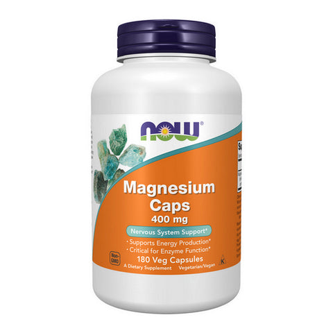 Now Foods, Magnesium, 400 mg, 180 Caps