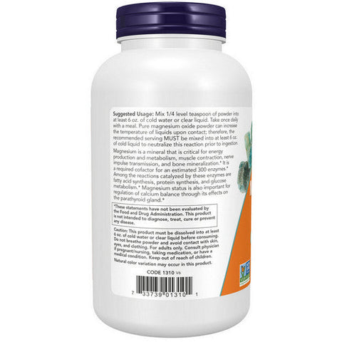 Now Foods, Magnesium Oxide Powder, 8 OZ Now Foods