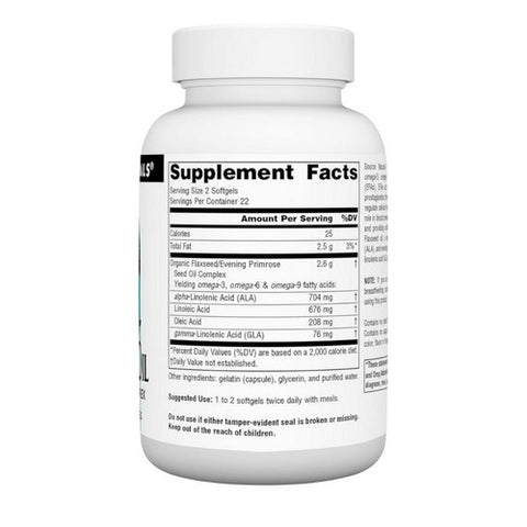 Source Naturals, Flaxseed-Primrose Oil, 1300 mg, 45 Softgels