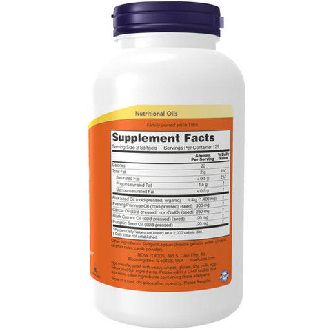 Now Foods, Omega 3-6-9, 1000 mg, 250 Softgels Now Foods