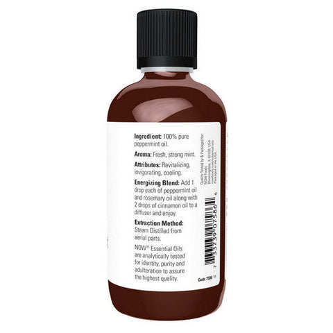 Now Foods, Peppermint Oil, 4 OZ Now Foods
