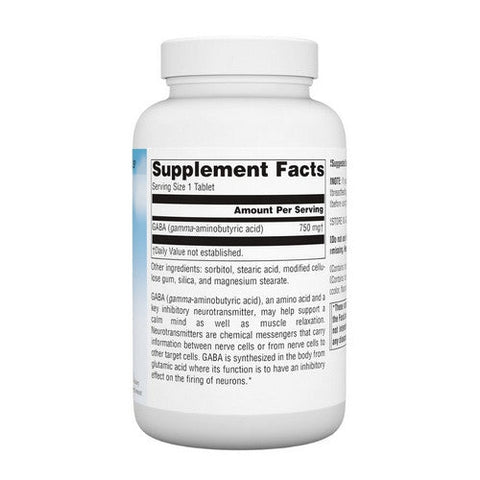 Source Naturals, Gaba, 750 mg, 90 Tabs Source Naturals
