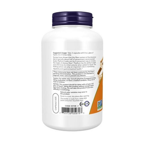 Now Foods, Psyllium Husk, 500 mg, 200 Caps
